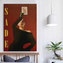 1pc Framed 2D 1pc , Sade "Your Love Is King" Canvas Poster, Wall Art, Decorative Painting For Living Room Bedroom, Unique Gift Idea 2D - Framed(框架) - 查看 3