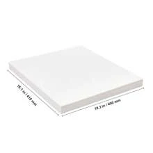 Papel de filtro para freidora , 100 hojas, 19,3" x 16,1", hojas de repuesto para filtro de freidora comercial móvil de 18 l/38 l, para restaurantes, tiendas de comida rápida y puestos de comida de carnaval - 19,3" x 16,1" - Ver 10