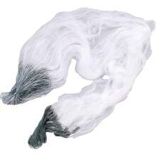 Red de Pesca de 0 Grados, Longitud 50 Metros, Altura 1.5 Metros, Tres Capas, Material de Nylon Resistente con Boya, Accesorios de Pesca, Malla Pequeña, Herramienta Práctica, Regalo (4 Dedos) - 4 dedos - Ver 10