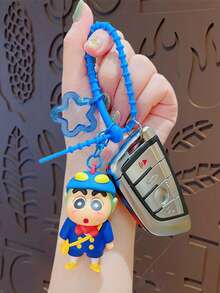 Crayon Shin-Chan Cartoon Car Key Chain Pendant Cute Doll Backpack Pendant Key Chain For Birthday Party Graduation Party Small Gifts Halloween Christmas Easter - Multicolor - View 11