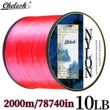 Chelesh 2000m Smooth Nylon Monofilament Fishing Line, -Resistant, Easy Casting, Anti-Aging, Multiple Colors & Strengths Available, Suitable For Carp Fishing, DIY Jewelry Beading - Multicolor - View 15