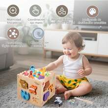 TAKUTA Juguete Educativo Montessori 8 en 1, Material Didáctico Preescolar, para Niños 1-6 Años - 1 - Ver 4