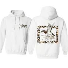 Winter Clothes2025  New Pattern Top Pullover,Stylish  Hunting Hoodie With Flying Duck In Camo Pattern, Perfect For Door Enthusiasts And Casual Wear, - 白色 - 查看 9