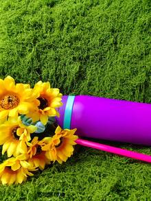 0wa Laa Purple Water Cup 32OZ,945ML, ,Heat Preservation Time More Than 24 H, Cold And Hot Water Can Be Insulated, Can Make Coffee, Frozen Drinks, Beautiful Appearance, Exquisite Workmanship, Suitable For Camping, Work, Indoor Use. Sports Bottle, Water Bottle - Màu tím - Xem 5