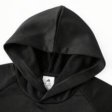 Adidas 阿迪達斯男女同款2025秋季新款舒適寬鬆休閒運動衛衣 - 黑色 - 查看 4