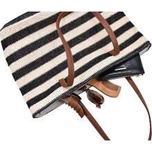 Bolsa de Playa para Mujer Tipo Tote Amplia con Asas, en Diferentes Diseños y Colores,Fabricada en Polipropileno y Poliéster, Fácil de Limpiar, para el Verano - Multicolor 2024 - Ver 1