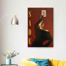 1pc Framed 2D 1pc , Sade "Your Love Is King" Canvas Poster, Wall Art, Decorative Painting For Living Room Bedroom, Unique Gift Idea 2D - Framed(框架) - 查看 4