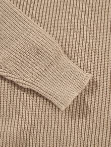 Men's Lightweight Sweater, Fashionable Casual Knit Pullover For Early Autumn