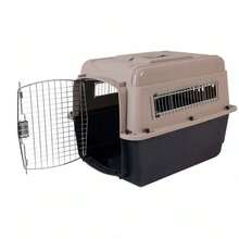 FANCY PETS Petmate Transportadora Vari Kennel Ultra Mediana 71x52x55 cm Plástico Resistente para Viaje y Transporte de Mascotas - Multicolor - Ver 1
