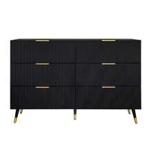 Elegant Sideboard With A Modern Design, Chest Of Drawers And Plenty Of Storage Space [OLD SKU:WF325790791WAA] - Black - View 1