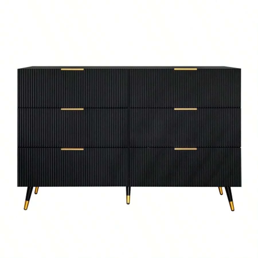 Elegant Sideboard With A Modern Design, Chest Of Drawers And Plenty Of Storage Space [OLD SKU:WF325790791WAA] - Black - View 1