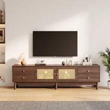Television Stands & Entertainment Centers - Brown + Particle Board + 70-79 Inches - View 7