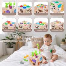 TAKUTA Juguete Educativo Montessori 8 en 1, Material Didáctico Preescolar, para Niños 1-6 Años - 1 - Ver 3