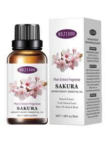 1瓶30毫升/1.06液盎司精油，适用于加湿器、香薰机、DIY香水、蜡烛制作 - 薰衣草、樱花、茉莉、薄荷、檀香、柠檬、玫瑰 - 多樣化香型 - 查看 14