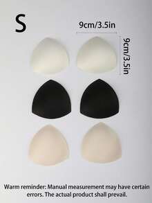 Detachable Triangle Bra Pads - Women's Push Up Inserts For Swimwear, Sports Bras & Lingerie | Lightweight, Non-Padded, Convertible Cup Inserts - Multicolor - View 8