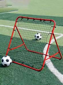 1pc Adjustable Rebound Soccer Net - Portable Soccer Training Target, Suitable For Beginners To Professional Players - Indoor/Outdoor Practice, For Improving Accuracy And Strength - Soccer Field, Park, Home Use, Soccer Accessory (Note: Only The Soccer Net, No Frame)