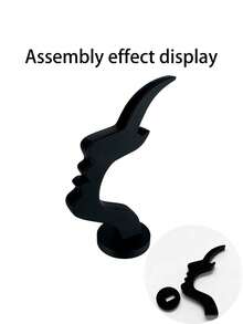 Unique, Artistic Curved Glasses Frame - A Modern, Minimalist Glasses Storage Rack With A Sturdy Base Design That Saves Space. A Stylish Desk/Bedside Decoration And Storage Solution. Durable Plastic Streamlined Design. A Creative Gift For Both Men And Women (Includes Glasses Frame Only, Not Lenses) - Multicolor - View 11