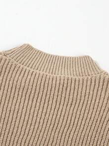Men's Lightweight Sweater, Fashionable Casual Knit Pullover For Early Autumn