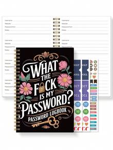 1 Stück einfaches Passwortbuch, minimalistischer 52-seitiger fortschrittlicher Adress- und Passwort-Manager mit schnellem Zugriff auf Websites, Benutzernamen und Passwort-Speicherung, perfekt für Zuhause, Büro, Internet, Computer-Logins, Schul- und Bürobedarf, Büroaccessoires, Halloween- und Weihnachtsgeschenke