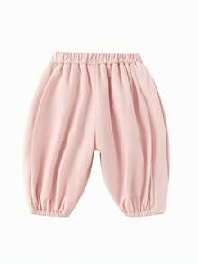 mini bala BalaOne Young Girl Fleece Cargo Pants, Winter 2025 Warm & - White Red - View 5