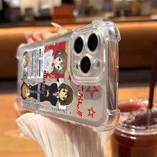 Adorable Anime Popular Band K-ON Phone Case Compatible With  16 15 14 13 12 17 Pro Max X XR XSMAX 8 32 Plus, Shockproof Transpart Soft Back. Hallowe Accessories. Hallowe Fall  17 Pro Case Cover Fundas  Cute Phone Case Matching Phone Cases Anime Phone Case  14 Cases.Halloween Accessories.Case ForCase For - Trộn màu 4 - Xem 3