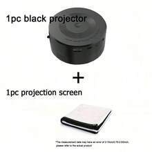 便携式迷你投影仪，内置立体声扬声器和USB供电 - 护眼家庭影院，支持屏幕镜像，设计紧凑，适合室内/室外电影、游戏、旅行，迷你便携投影仪，室内娱乐，可壁挂，高效散热系统，多媒体连接