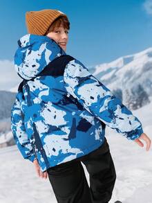 Balabala BalaOne Kids Boys Down Jacket, Winter 2025 Warm & Water-Resistant, Layered Look