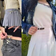 8/4 Pieces Pearl Brooch Safety Pins, Pant Waist Tightener Pins For Clothes Sweater Shawl Collar Dress Cardigan Shirt Jeans Decoration Accessories For Women Girls - Multicolor - View 6