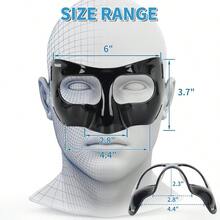 QK01 Nose Guard For Broken Nose Face Shield Masks For Soccer And Basketball Sports Adjustable For Adults And Teenagers Suitable For Men And Women - Black - View 2