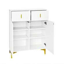 Shoe Cabinets - White - View 7