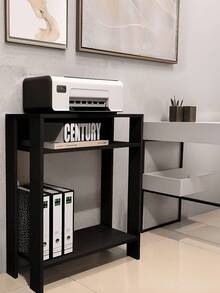 Side Table/Medium, All MDF, For Kitchen, Side Table, Support Table. - Black - View 5