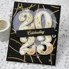 Metal Number 0-9 Cutting Dies, Suitable For Scrapbooking And DIY Craft Card Making