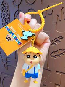 Crayon Shin-Chan Cartoon Car Key Chain Pendant Cute Doll Backpack Pendant Key Chain For Birthday Party Graduation Party Small Gifts Halloween Christmas Easter - Multicolor - View 8