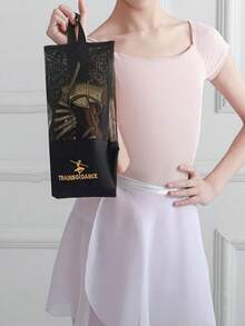 3/1pc Dance Shoe Bag, Latin Dance Shoe Bag, Ballet Pointe Shoes Dance Shoe Storage Mesh Bag