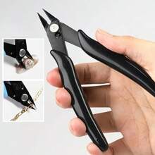 1 Piece Black Carbon Steel Wire Knife, A Comfortable And Labor-Saving Cutting Tool, Suitable For DIY Enthusiasts, Electronic Component Cutting, Outdoor Camping Tool Scissors