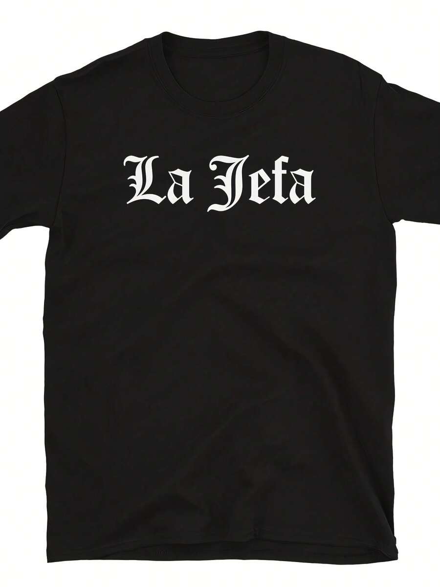 Mexico Spanish Mama Chingona Boss La Jefa Short-Sve Uni T-Shirt,This Fun Printed Casual T-Shirt Is The Perfect Gift For Valentine's Day/Christmas - 款式6 - 查看 1