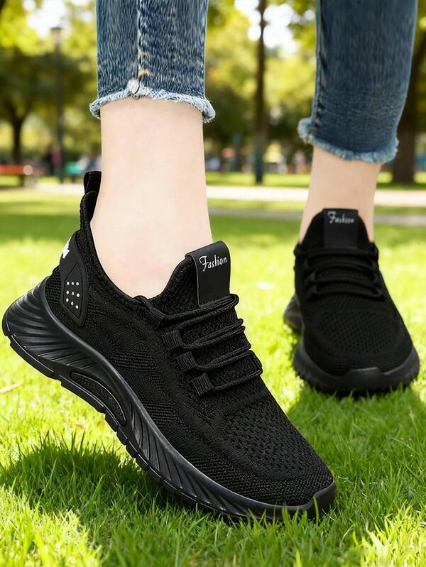 Mesh Breathable Soft Sole, Comfortable, Anti Slip, Wear-Resistant, Lightweight, Fashionable, Versatile, Casual Sports Women's Shoes