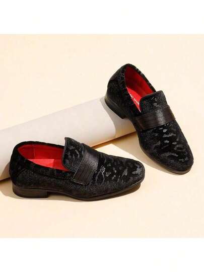 Boy's Dress Shoes Formal Tuxedo Shoes Slip-On Loafers For Party Wear(Note:Runs Small Recommend  Order One Size Up)