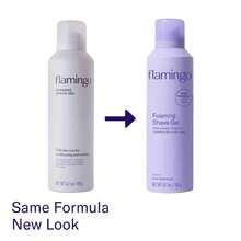 6.7oz Flamingo Foaming Shave Gel Aloe Vera Scent Cruelty Free Formula Rich Lather For All Hair Types Normal Skin Essential - 1 - 查看 3