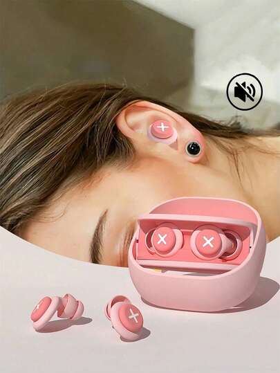 2-Layer Soft Silicone Ear Plugs, Designed For Women And Small Ears, Reusable And Washable, Suitable For Travel And Work Noise Reduction