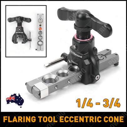 Flaring Tool Eccentric Cone 1/4 - 3/4 Black For Diamond 14545