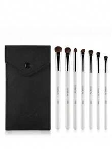 眼部化妆刷套装，高级7支眼影刷，专业眼影刷，适用于眼影、唇部、斜角、眼线，柔软毛质，木质手柄。 - 彩色 - 查看 14