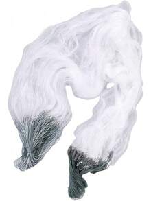 Red de Pesca de 0 Grados, Longitud 50 Metros, Altura 1.5 Metros, Tres Capas, Material de Nylon Resistente con Boya, Accesorios de Pesca, Malla Pequeña, Herramienta Práctica, Regalo (4 Dedos) - 4 dedos - Ver 7