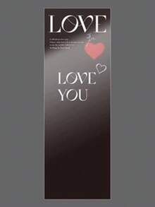 10/20个装情人节爱心单束花束包装袋一体式玫瑰花材质花卉礼品包装纸