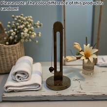 1 Stück Holz Vertikaler Papierhandtuchhalter, Toilettenpapierrollenhalter, Zuhause Küche & Bad Papierhandtuchaufbewahrungsorganisator