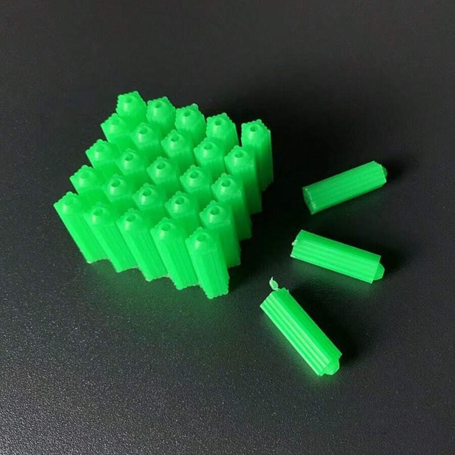 6mm/8mm 绿色塑料膨胀塞、自攻螺钉、墙锚、膨胀套管、膨胀塞、M6/M8