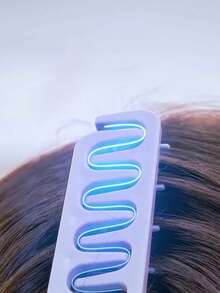 1pc Fluffy Serrated Styling Comb - Suitable For Root Lift And Seamless Blending, Fine Serrated Design Fits All Hair Types (Straight/Wavy/Curly), Non-Slip Grip, Ideal For Bangs Styling And Daily Looks - Salon & Home Dual-Use Textured Shaping Comb, Fits All Hair, Styling Tool & Holiday Gift, Volume-Boosting, Seamless Styling, Minimalist Appearance, Durable Structure - Multicolor - View 9