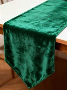 1pc Soft Dark Green Velvet Fabric With Golden Thread, Suitable For Indoor Decor Sofa Covers, DIY Sewing, Clothing, Crafts, Curtains - Dark Green - View 6