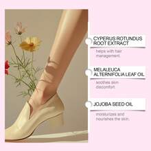 Post-Depilation Care Oil, Soothes Discomfort After Hair Removal, Moisturizes And Hydrates, Gentle Skin Care For Daily Cleansing And Depilation - Red and White - View 4