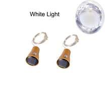 1/2/5 chiếc đèn LED năng lượng mặt trời gắn nút chai rượu vang, dài 2m, 20 bóng LED, đèn dây trang trí bằng dây đồng, thích hợp cho tiệc ngoài trời, đám cưới, chậu hoa, trang trí ngày Valentine. - Năng lượng mặt trời - Xem 17